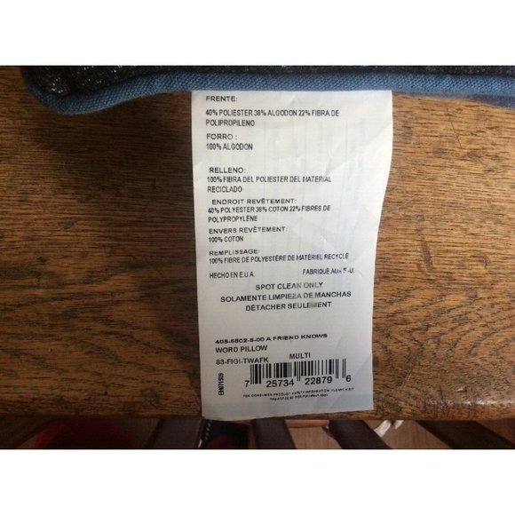 Manual Woodworkers and Weavers A Friend Knows pillow made in USA Throw Pillow - Picture 4 of 5